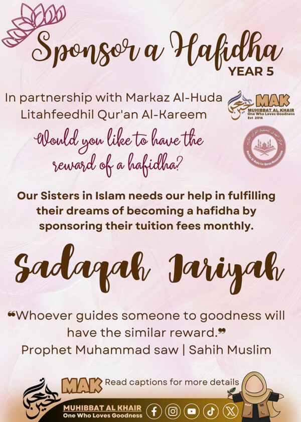Sponsor a Hafidha